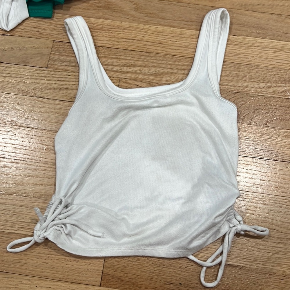 American Eagle White Tank Top.